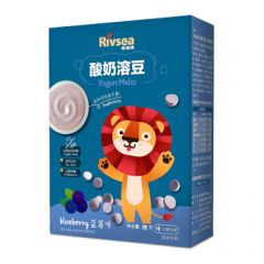 宝宝零食 酸奶溶豆 蓝莓味 入口易化 1盒装18g
