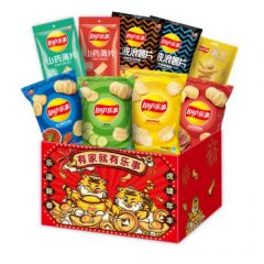 乐事（Lay's）薯片 休闲食品 成情人节礼物 爱意满满大礼盒 送女友送男友 零食大礼包