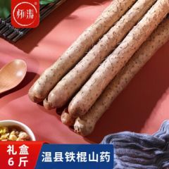 怀涛温县铁棍山药6斤礼盒沙土怀山药河南焦作特产淮山药新鲜蔬菜